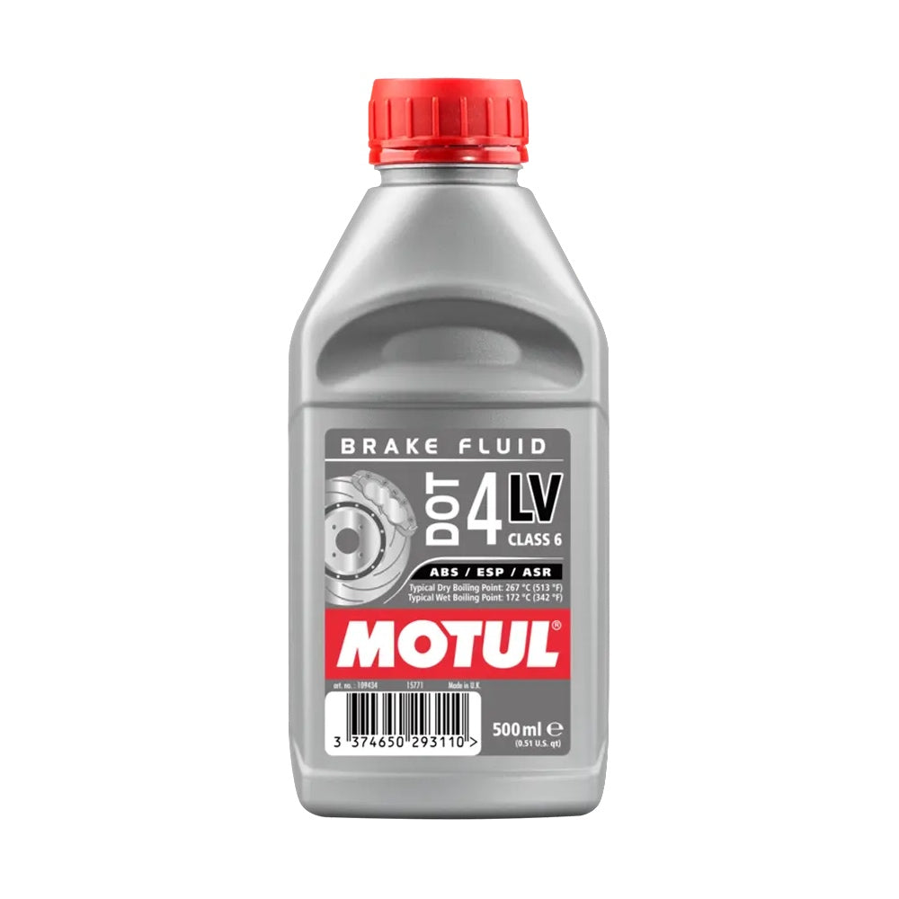 500ml Bottle of Motul DOT 4 LV brake fluid