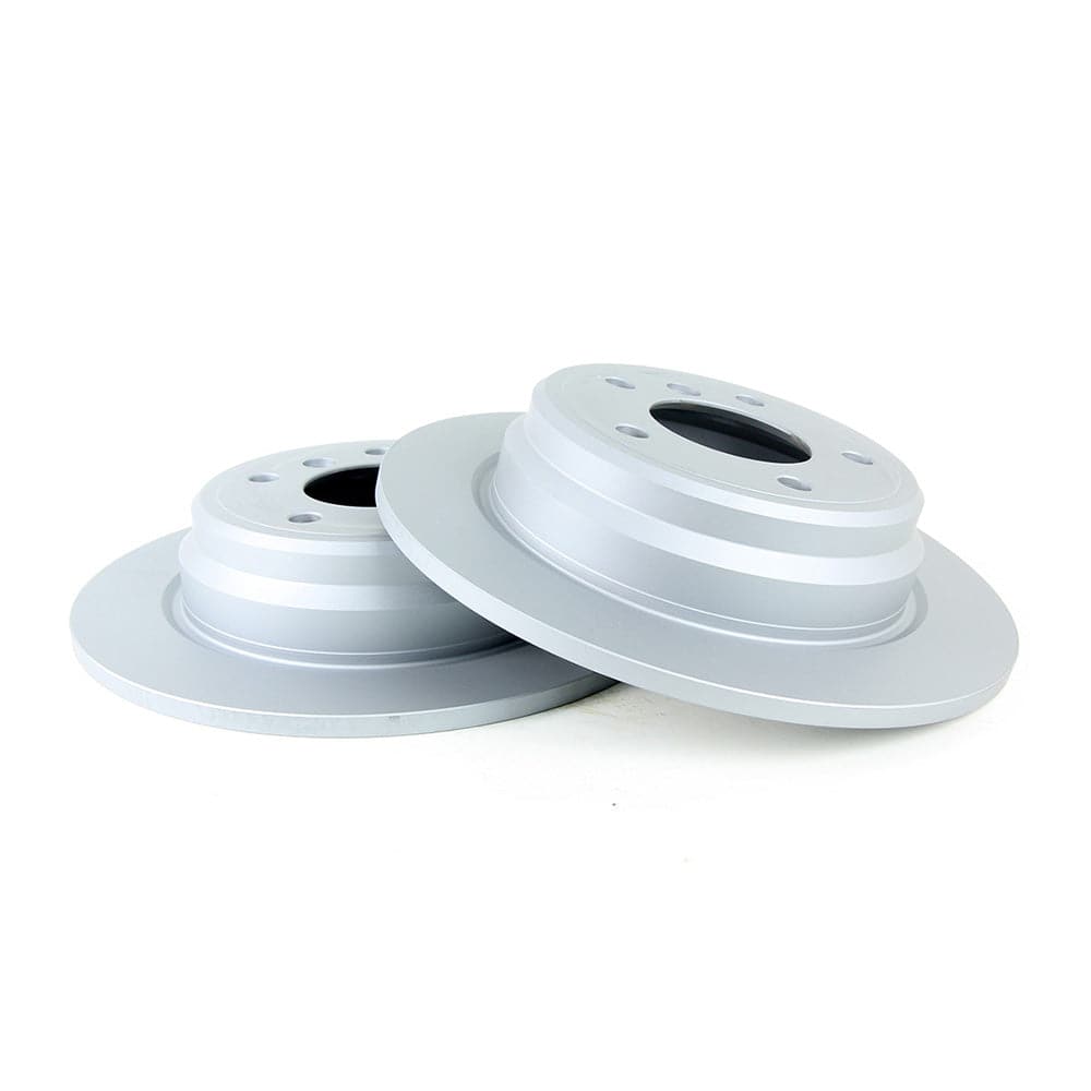 Brake Disc-Rotor Set - Rear (Solid) - Clickable Automotive
