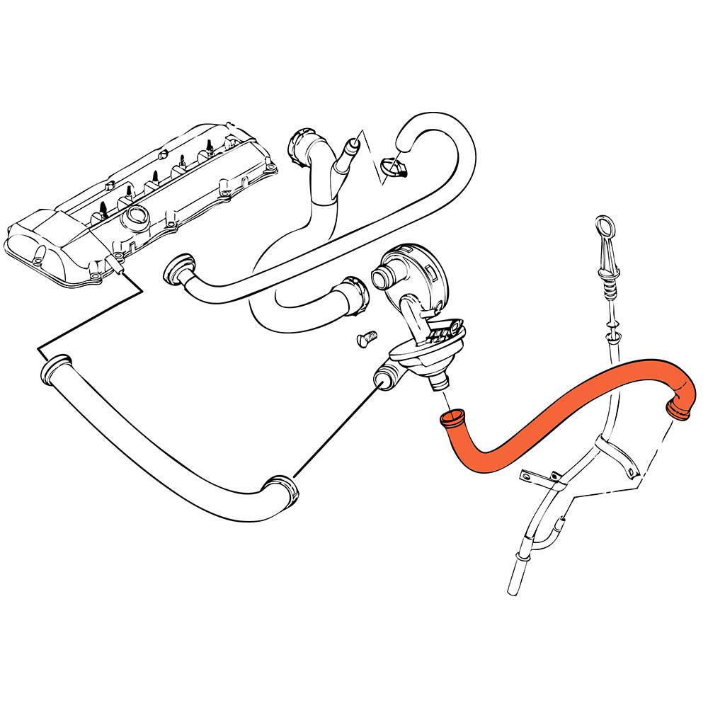 Crankcase Ventilation Hose - Clickable Automotive