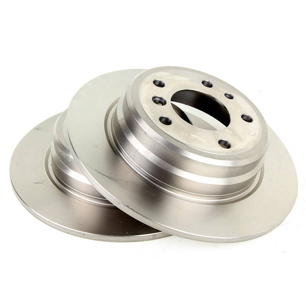 Brake Disc-Rotor Set - Rear (Solid) - Clickable Automotive