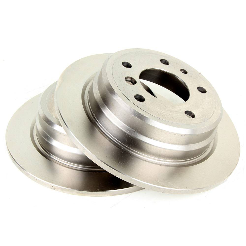 Brake Disc-Rotor Set - Rear (Solid) - Clickable Automotive